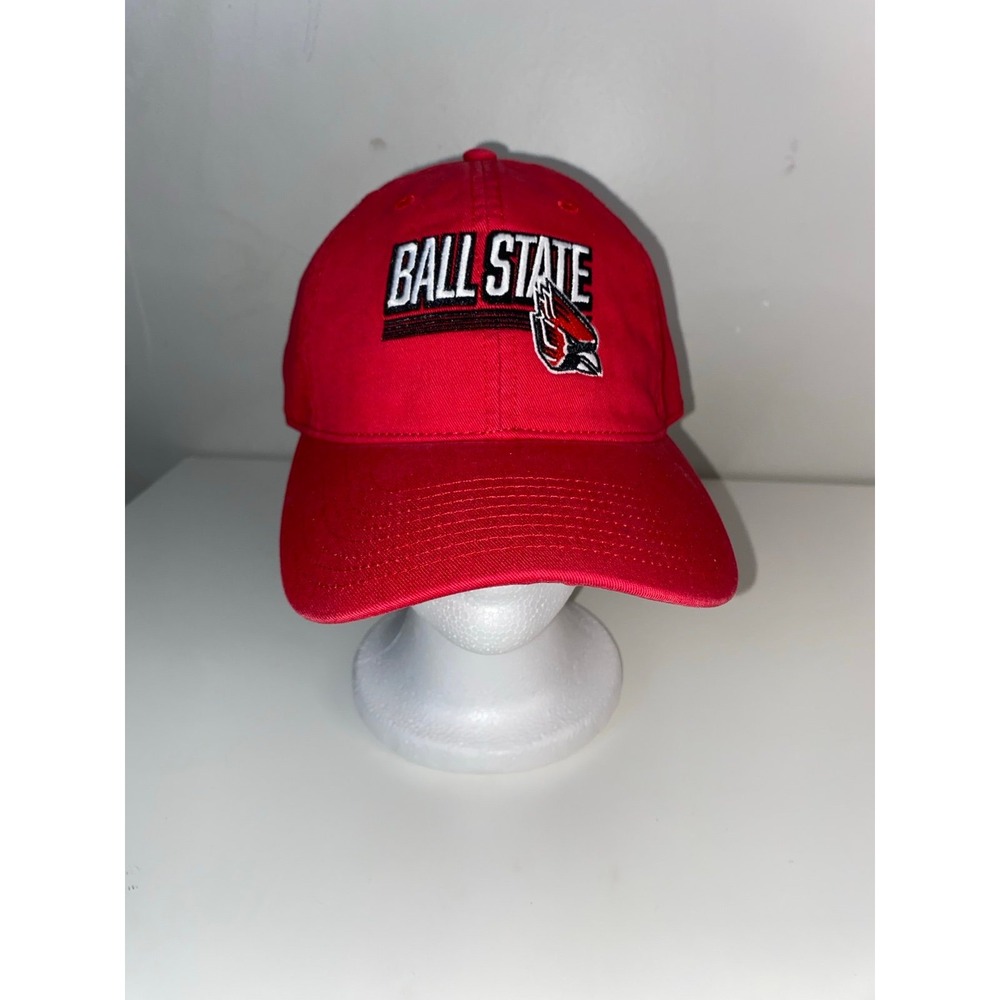 NWT‎ Ball State Cardinals Top of the World Slice Adjustable Hat - Red